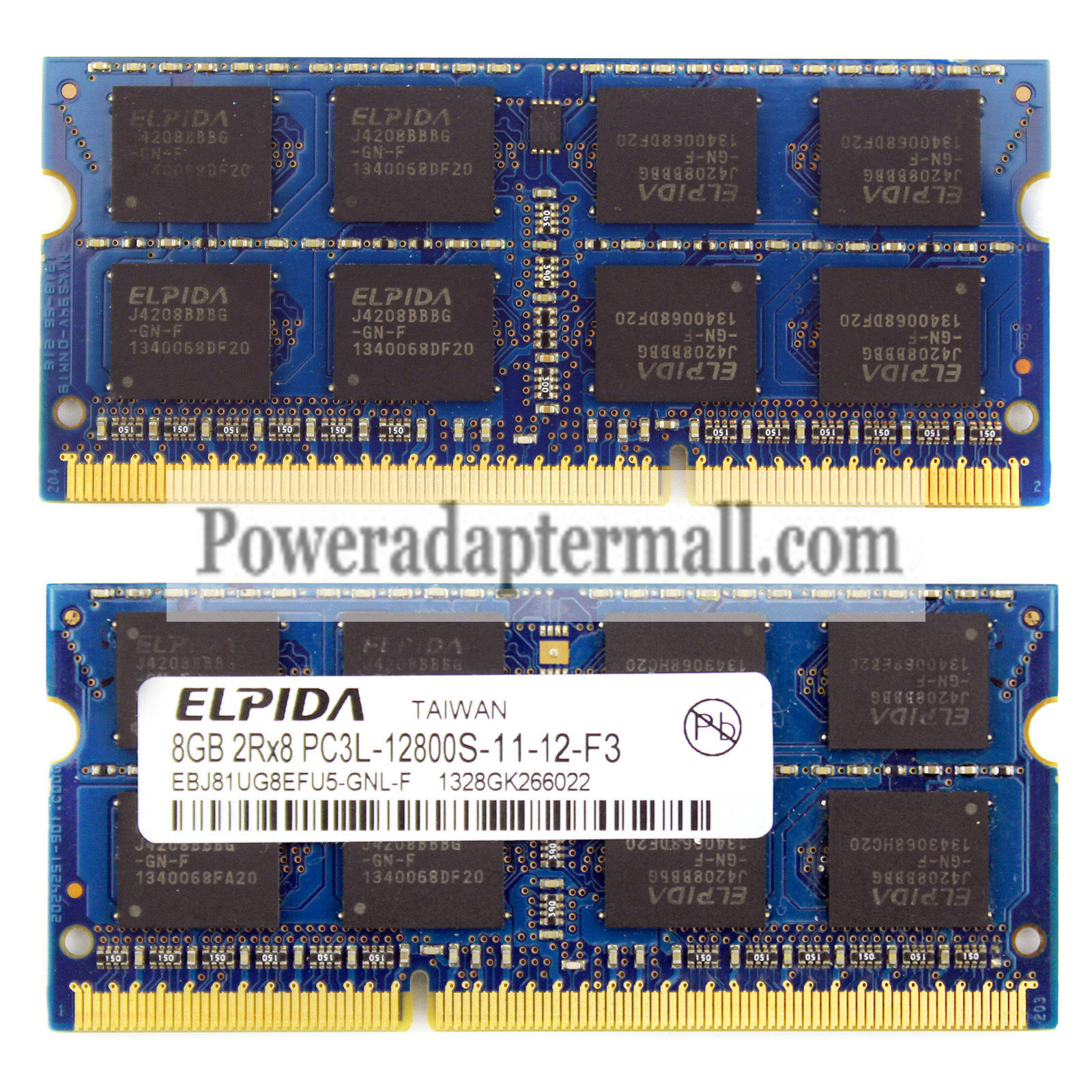 Elpida Single ModuIe Laptop Memory 8GB 2Rx8 DDR3 PC3L-12800S RAM Elpida Single ModuIe Laptop Memory 8GB 2Rx8 DDR3 PC3L-12800S RAM